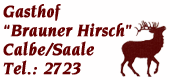 Brauner Hirsch
