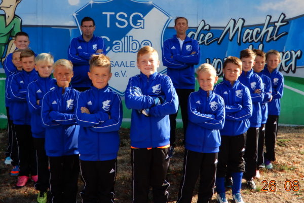 E-Jugendmannschaft der TSG Calbe in der Saison 2018/2019