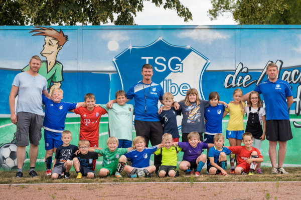 F-Jugend-Team der TSG Calbe in der Saison 2020/21. | Foto: Verein