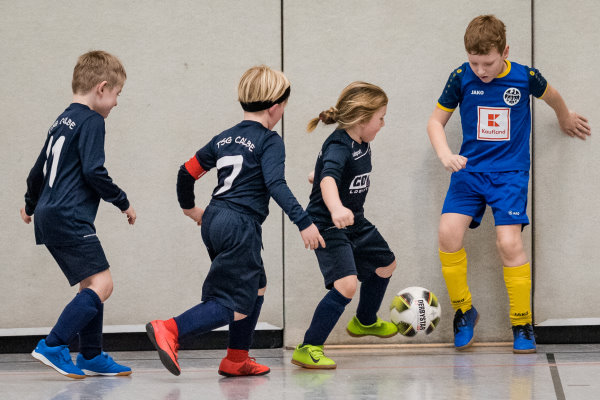 Engagierte Duelle sah man in allen Spielen der G-Jugendkicker. | Foto: Verein