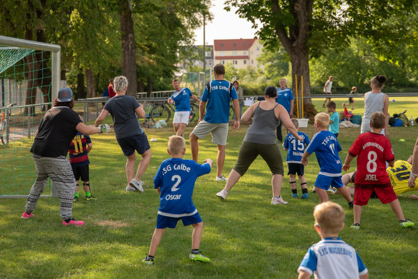 Viel Spaß beim Duell Eltern gegen Kinder. | Foto: Verein