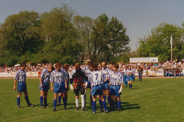 Letzte kleine Mannschaftsrunde vor dem großen Spiel gegen den Bundesligisten.