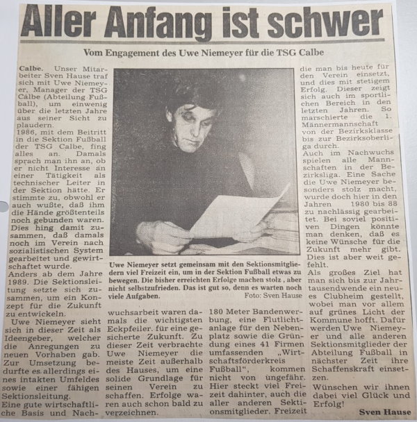 Bericht vom 19. Januar 1994.