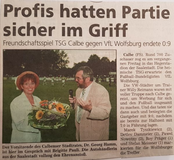 Volksstimme-Bericht vom 14. März 1997 - Teil 1.