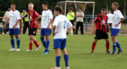 Derbyzeit im Calbenser Hegerstadion