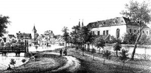 Stadt Calbe - Schloss 1840